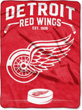 Northwest NHL Unisex-Adult Raschel Throw Blanket - Oversized Soft
