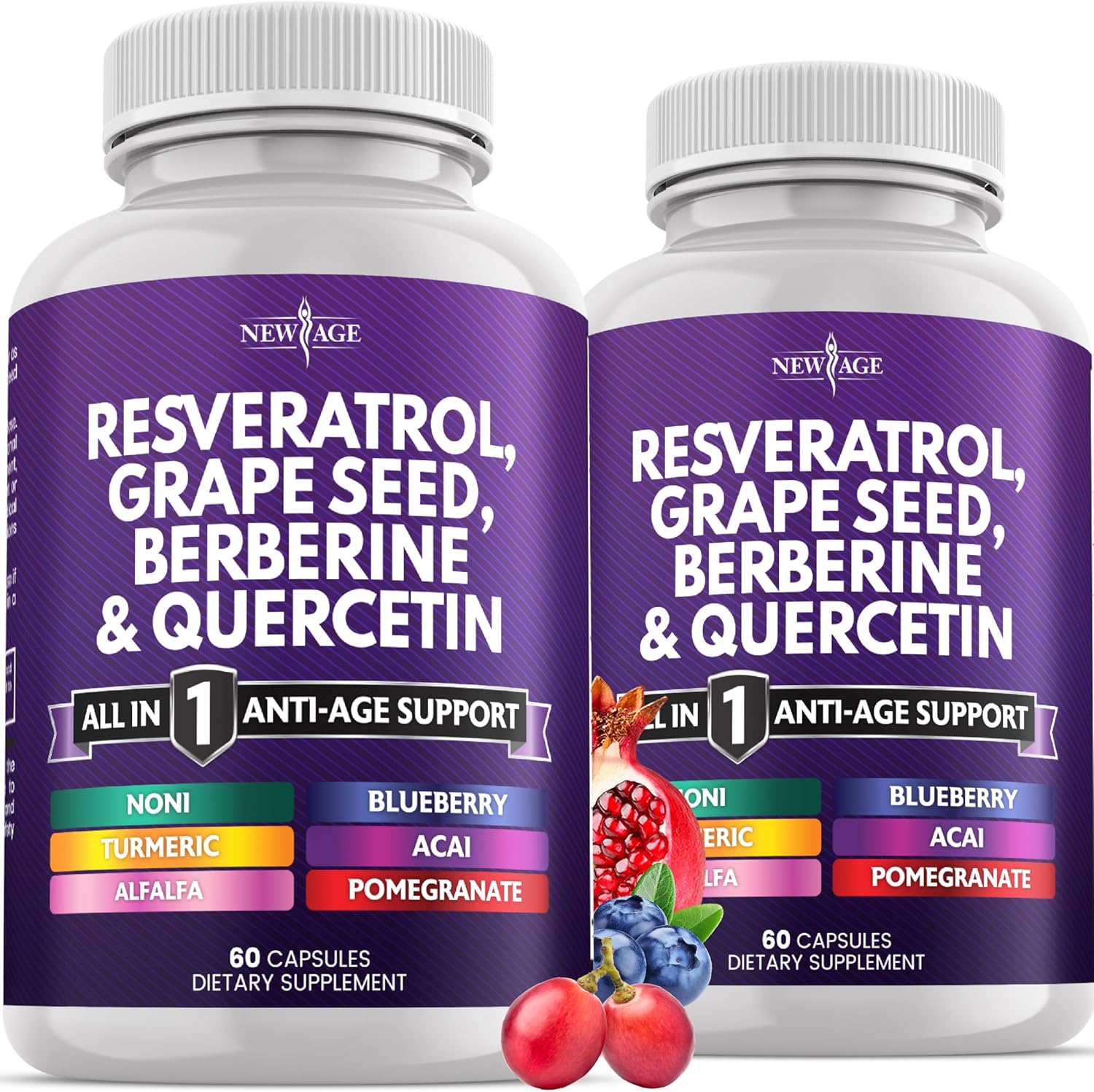 Resveratrol Blend Capsules for Advanced Aging Support