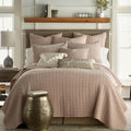 Cotton Waffle King Quilt Set - Lightweight Breathable Bedding