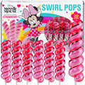 Minnie Mouse Swirl Lollipops 20pk - Colorful Party Favors