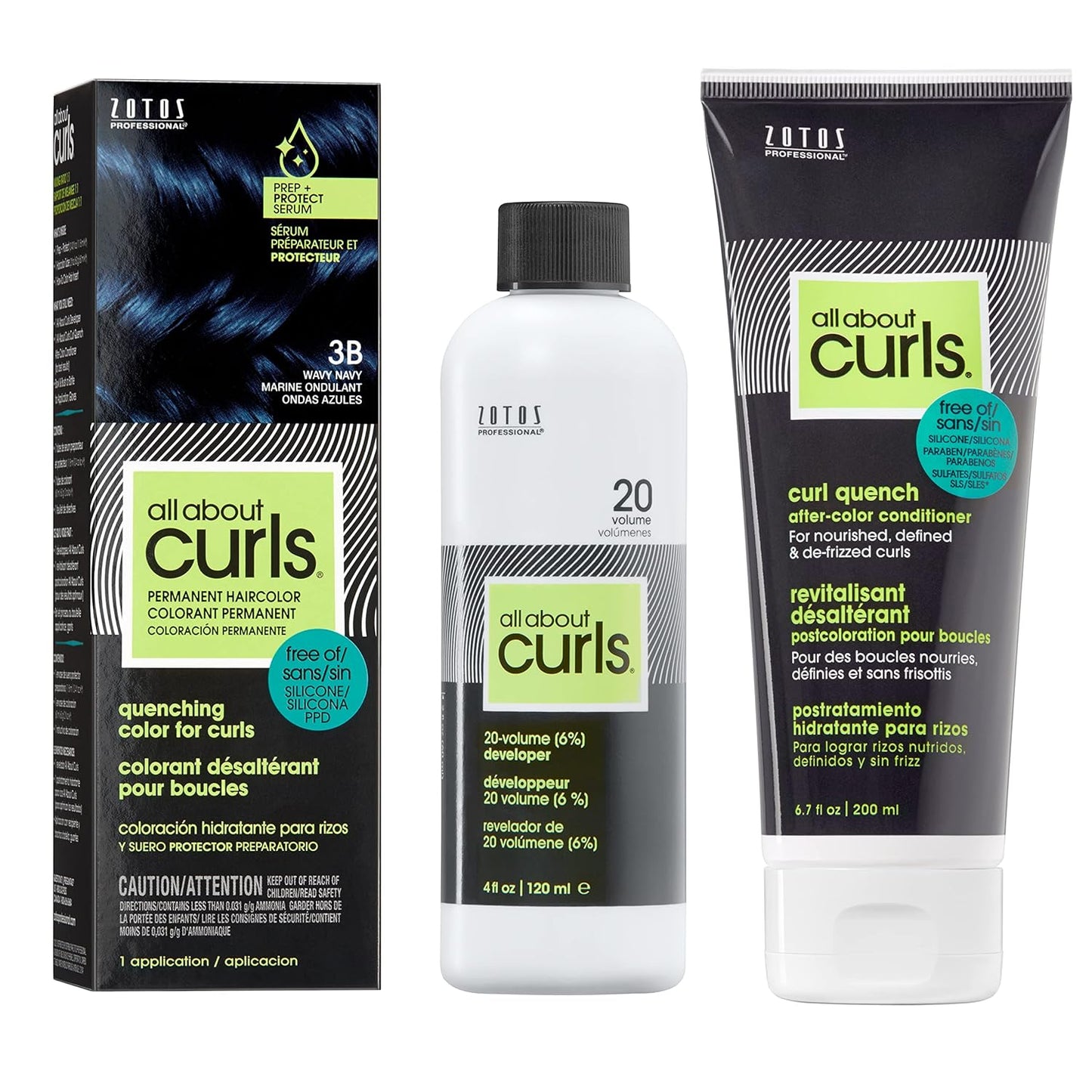 All About Curls Permanent Hair Color Dye for Radiant Curls