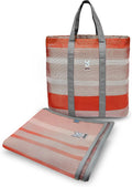 CGEAR RV Comfort Mat Earthy Dynamic Stripe 8ft x 11ft - Sandfree