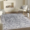 Valenrug 5x7 Washable Antique Style Rug - Ultra-Thin Design