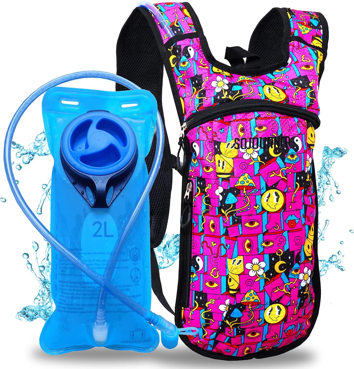 Sojourner Rave Hydration Pack - Lightweight Water Backpack
