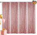 Hahuho Rose Gold Sequin Backdrop Curtain, 4PCS 2ft x 8ft - Sparkle