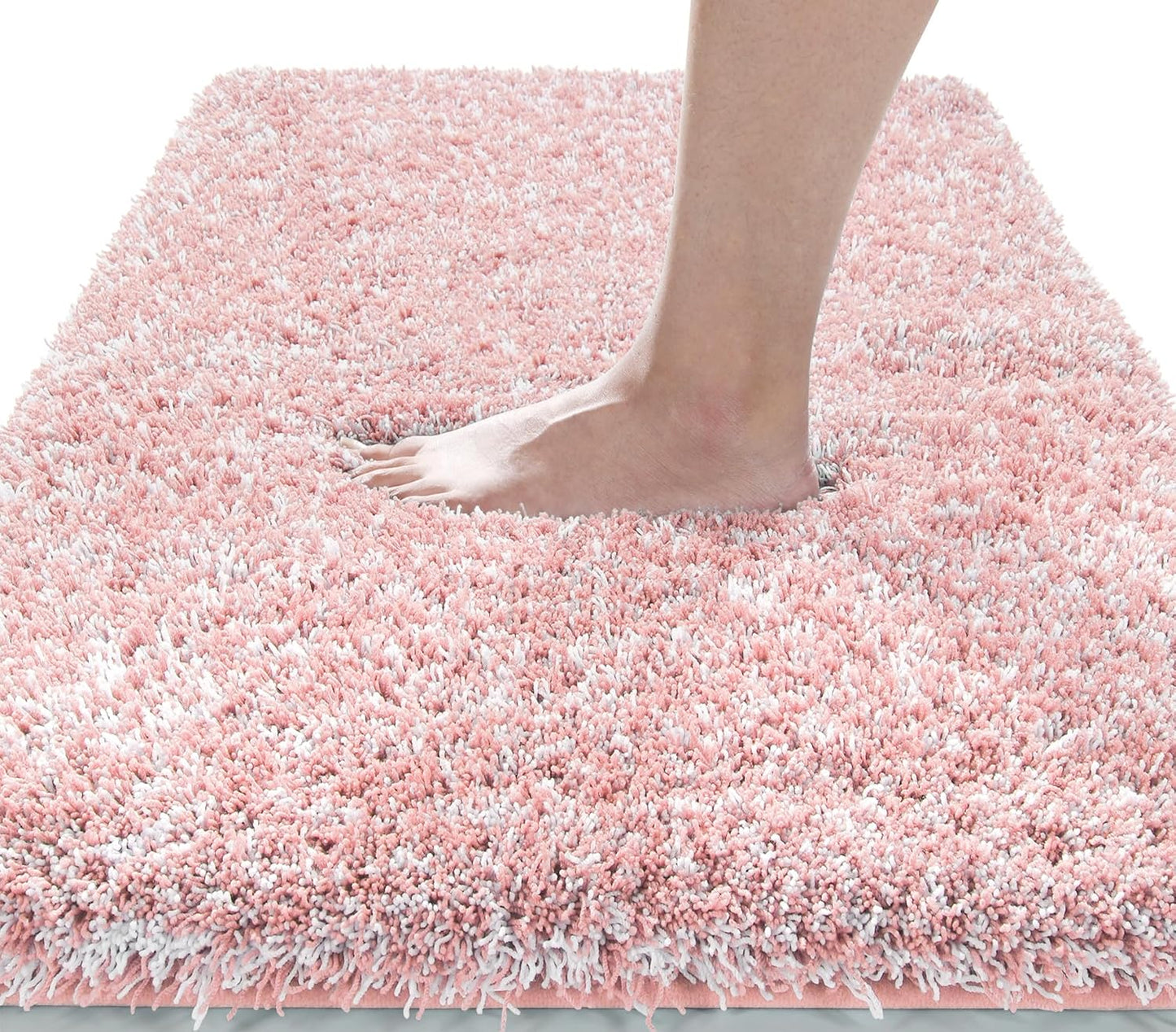 Yimobra Luxury Bathroom Rugs: Fluffy Non-Slip Microfiber Mats