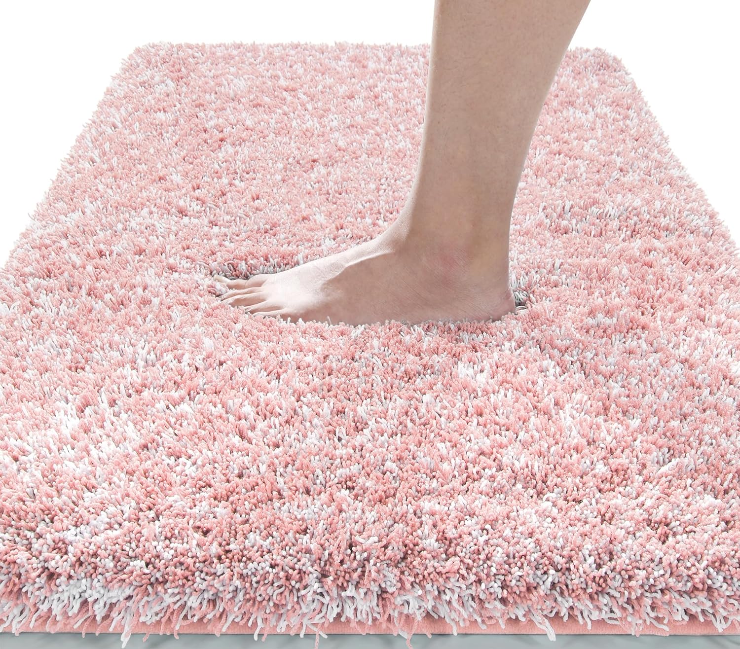 Yimobra Luxury Bathroom Rugs: Fluffy Non-Slip Microfiber Mats
