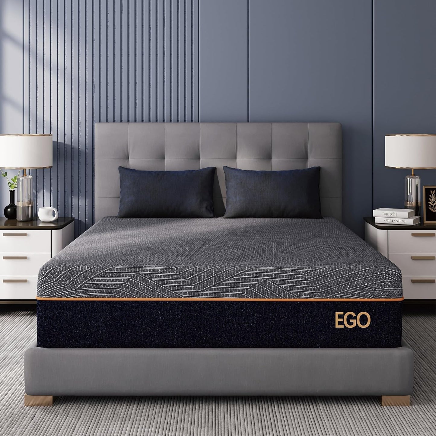 EGOHOME 12 Inch Full Memory Foam Mattress for Back Pain Relief