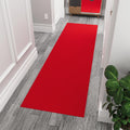 Ottomanson 2 ft x 9 ft Hallway Runner with Scraper Pile - Durable