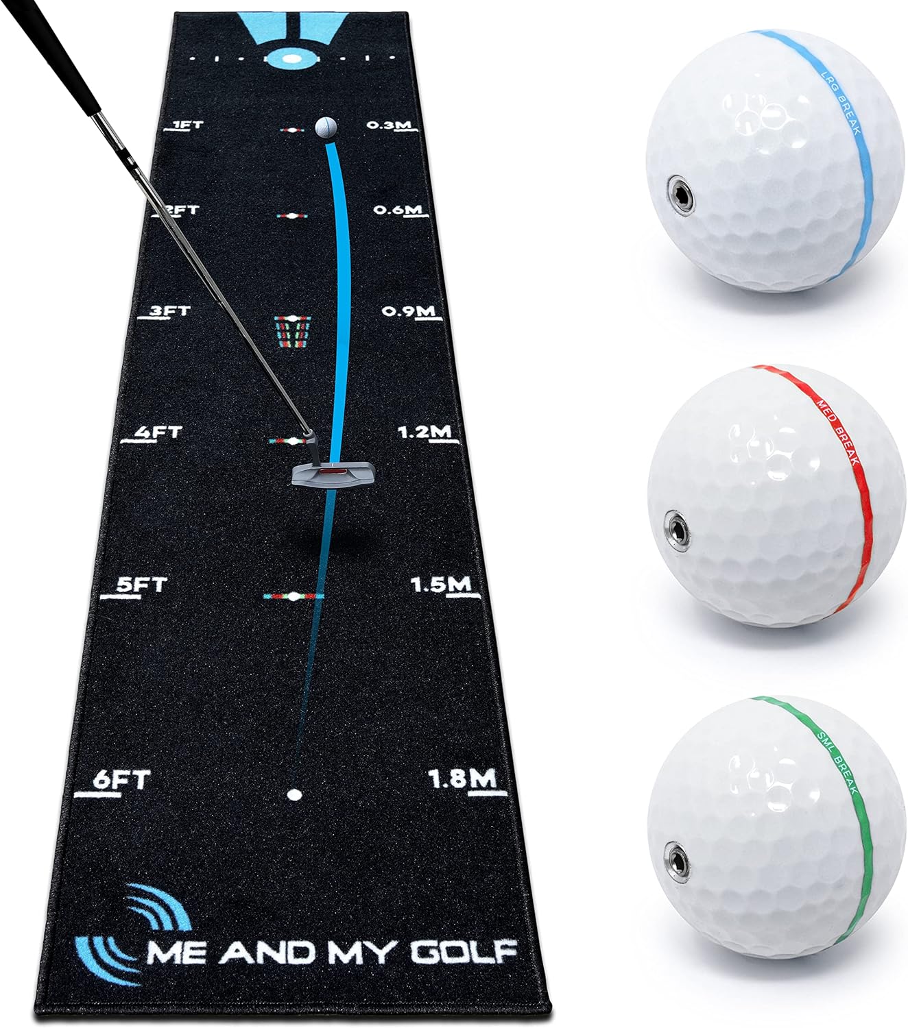 Practice Breaking Putts Anywhere!