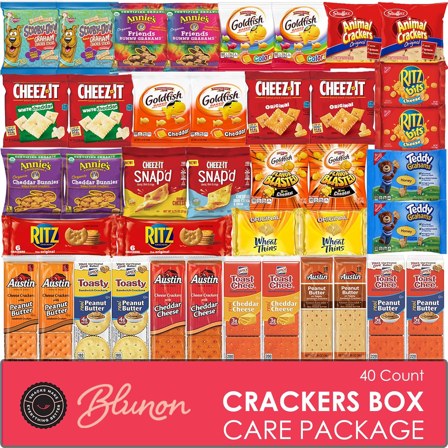 Crackers Variety Pack - Individually Wrapped Snack Assortment