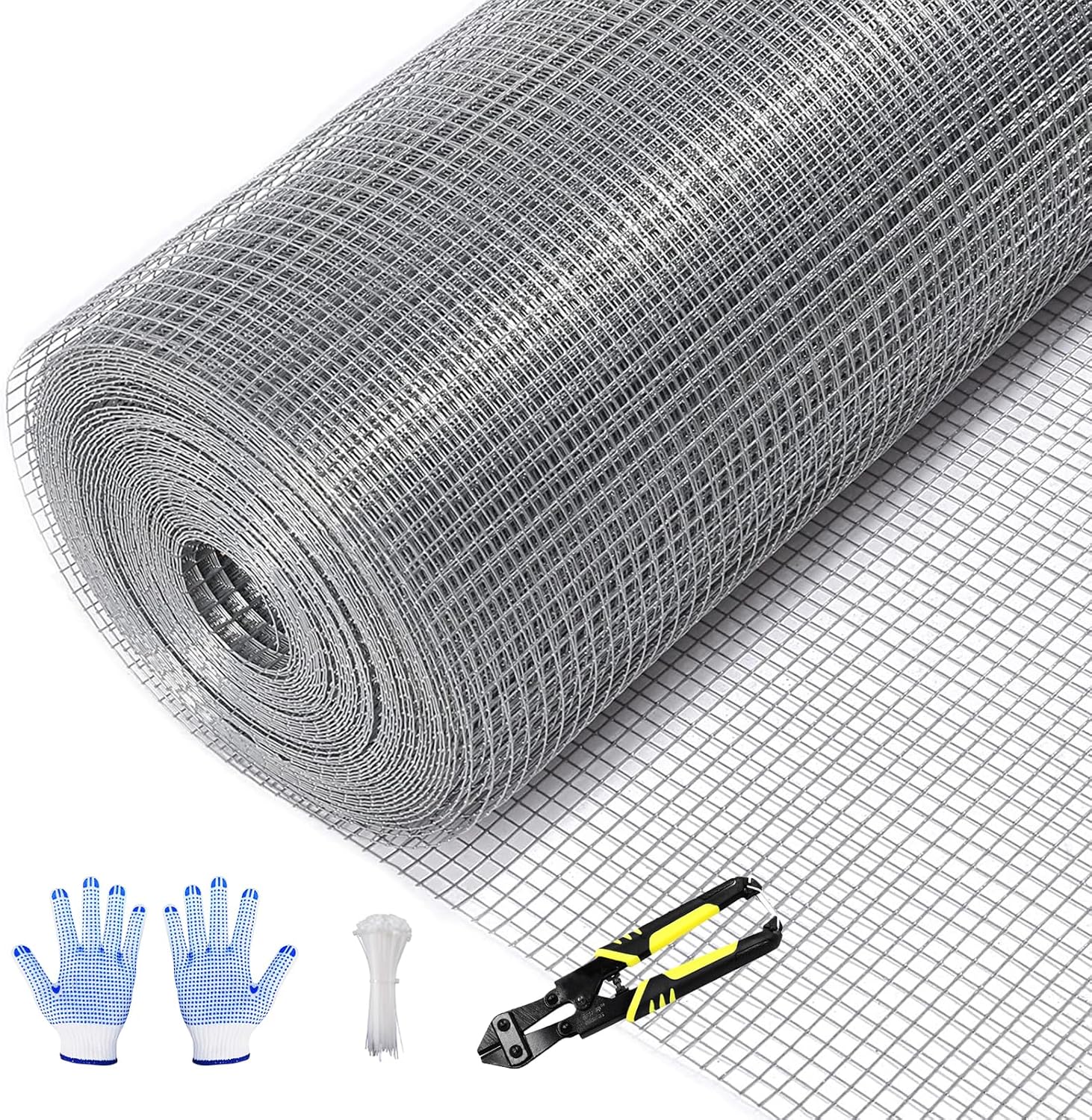 Tongmo 24in x 50ft Hardware Cloth for Poultry and Garden Use