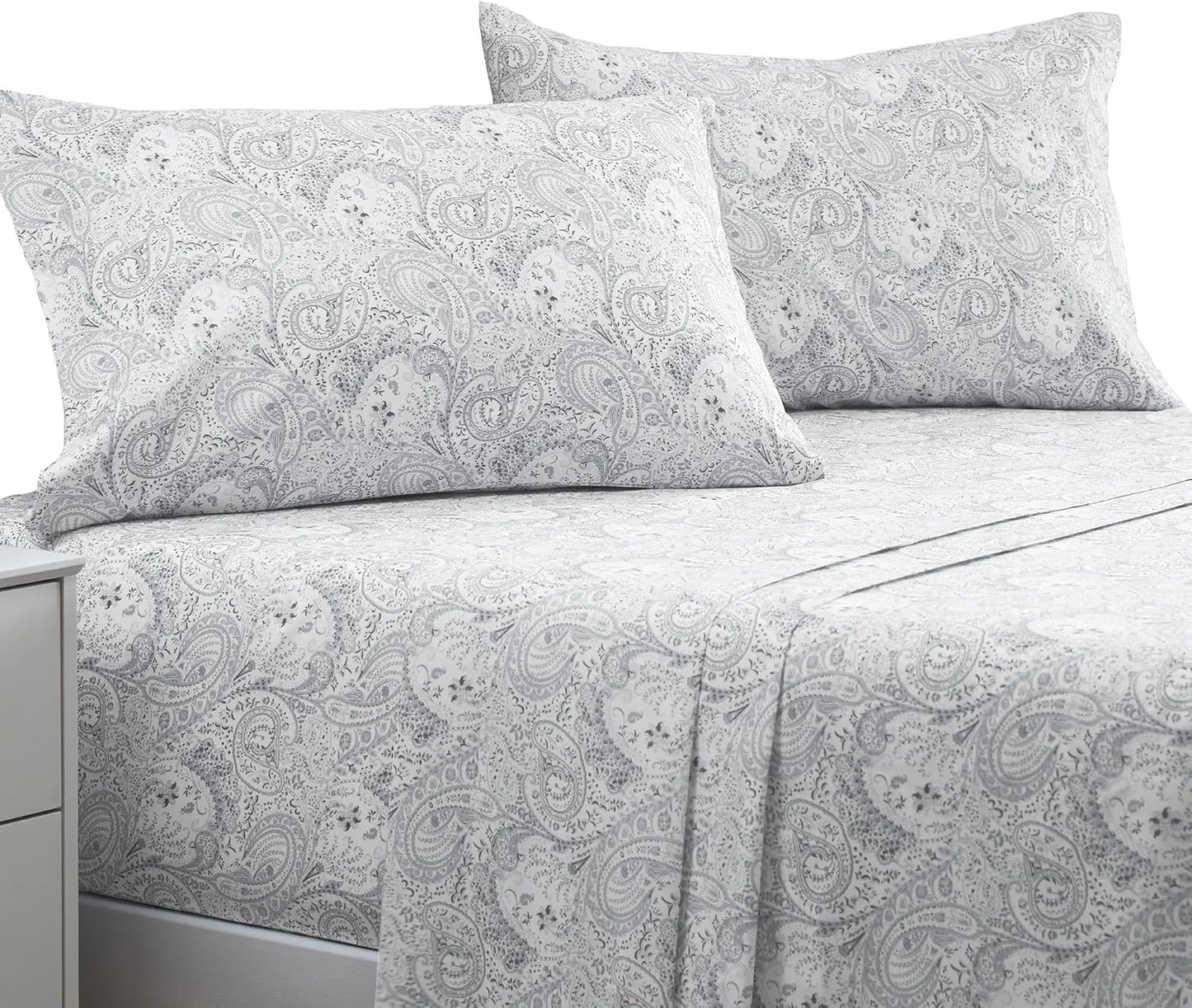 Mellanni Queen Sheets Set - Luxury Cooling Bed Sheets for Comfort