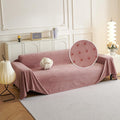 Pink Sofa Cover Couch Cover for 2 Cushion Sofa - Durable Non Slip