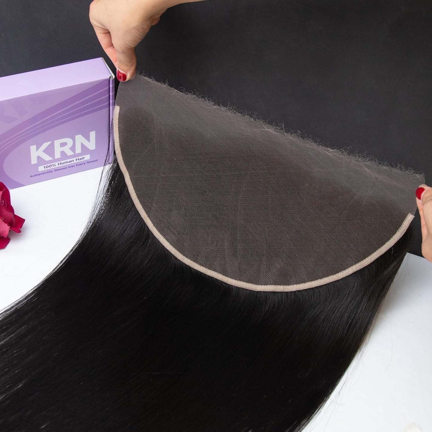 KRN 13X6 Real HD Lace Frontal for Natural Black Hair Styles