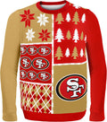 FOCO NFL Busy Block Ugly Sweater - Cozy Party Ready