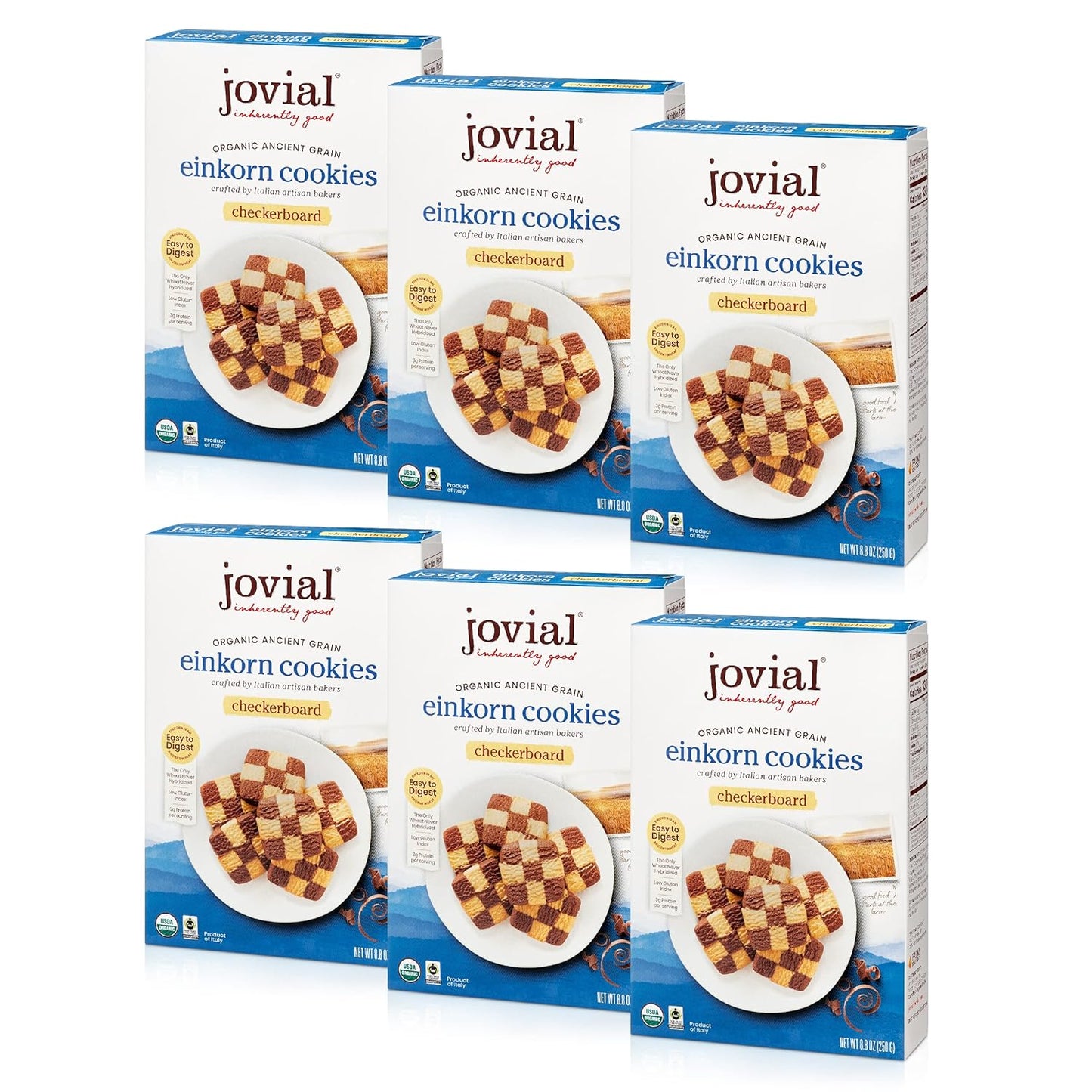 Jovial Organic Einkorn Checkerboard Cookies - Delicious Treats
