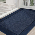 Indoor Door Mat 36 in x 60 in Blue - Low Profile Dirt Trapper