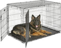 48-Inch Two-Door iCrate Folding Dog Crate - Secure XL Kennel