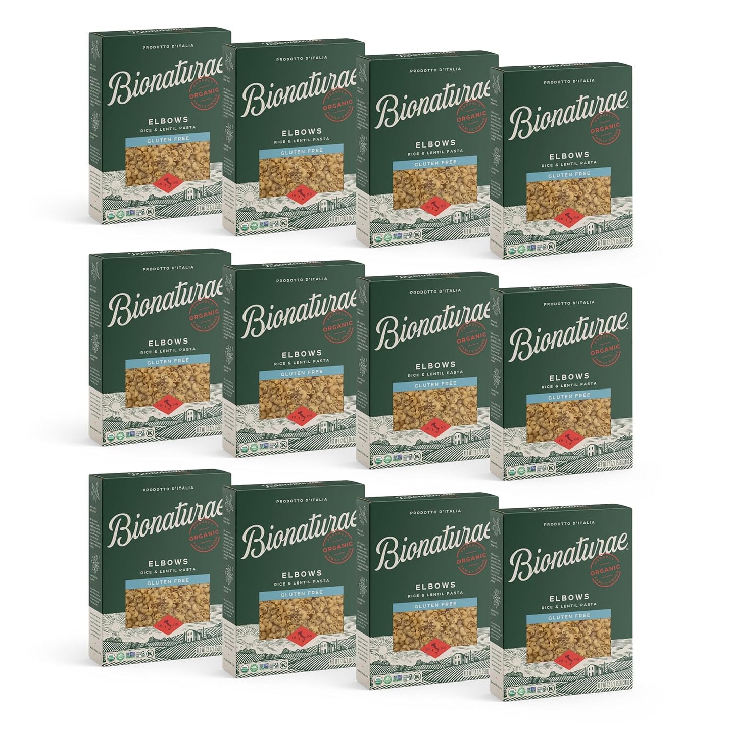 Bionaturae Gluten Free Elbow Pasta Noodles - Organic & High Protein