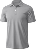 Men's Polo Shirt Quick Dry Short Sleeve Pique Jersey - Comfortable Fit