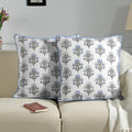 Ridhi Modern Farmhouse Pillow Covers Set of 2 Taupe 18x18 - Chic