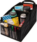Car Seat Organizer with Cup Holders - 9 Compartment Travel Caddy