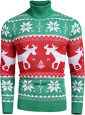 Men's Slim Fit Turtleneck Sweater - Warm, Soft Knit Pullover COOFANDY