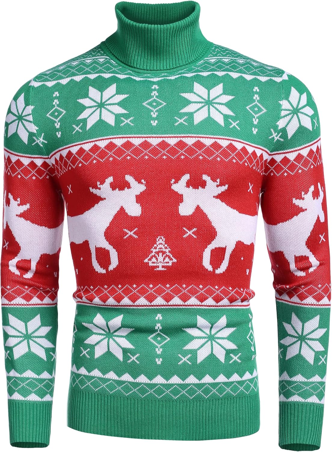 Men's Slim Fit Turtleneck Sweater for Casual Stylish Looks