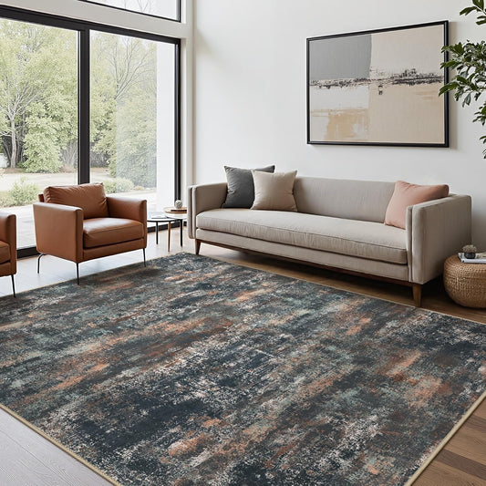 Modern Abstract 8x10 Area Rugs for Living Room and Bedroom