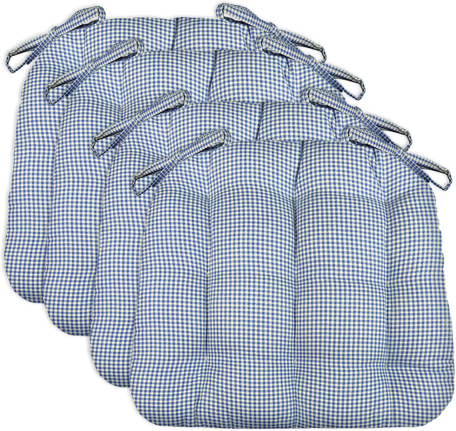 Barnett Home Decor Chair Cushions for Dining Chairs - 16.5x18
