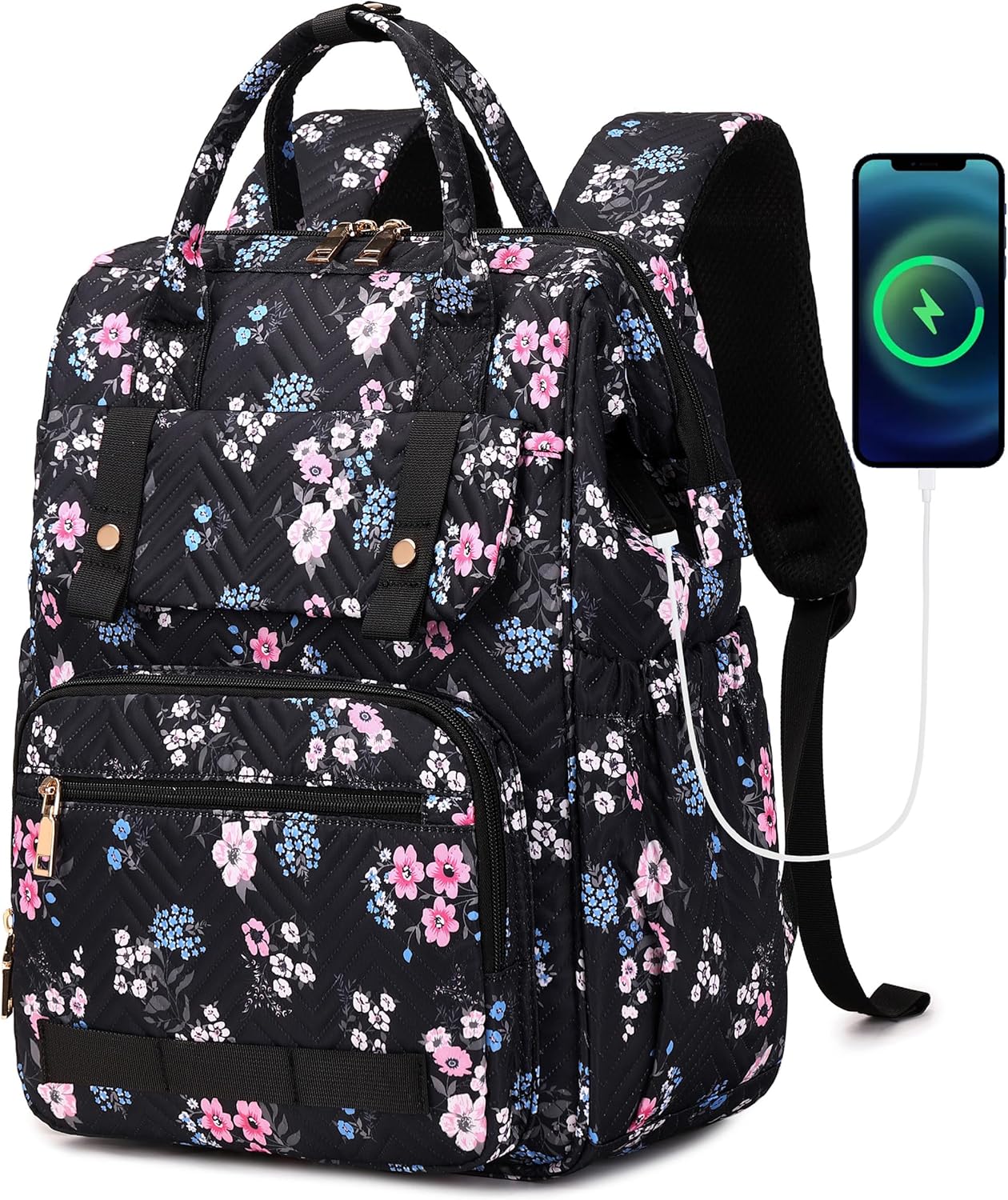 Hidds Laptop Backpack Purse for Women - Stylish and Functional