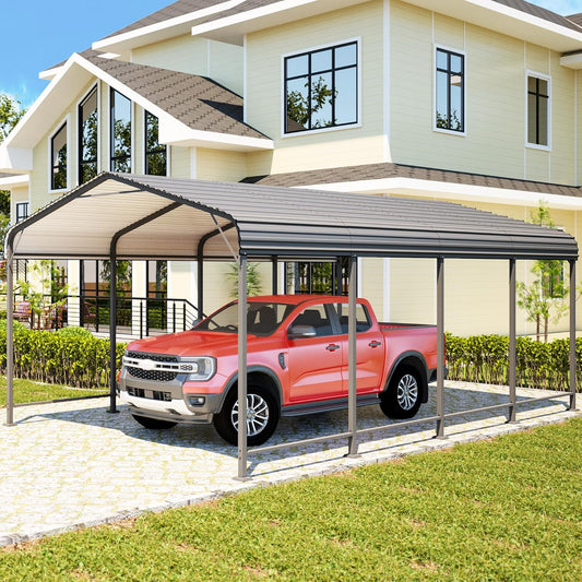 12x20FT Heavy Duty Carport Canopy for All-Weather Protection