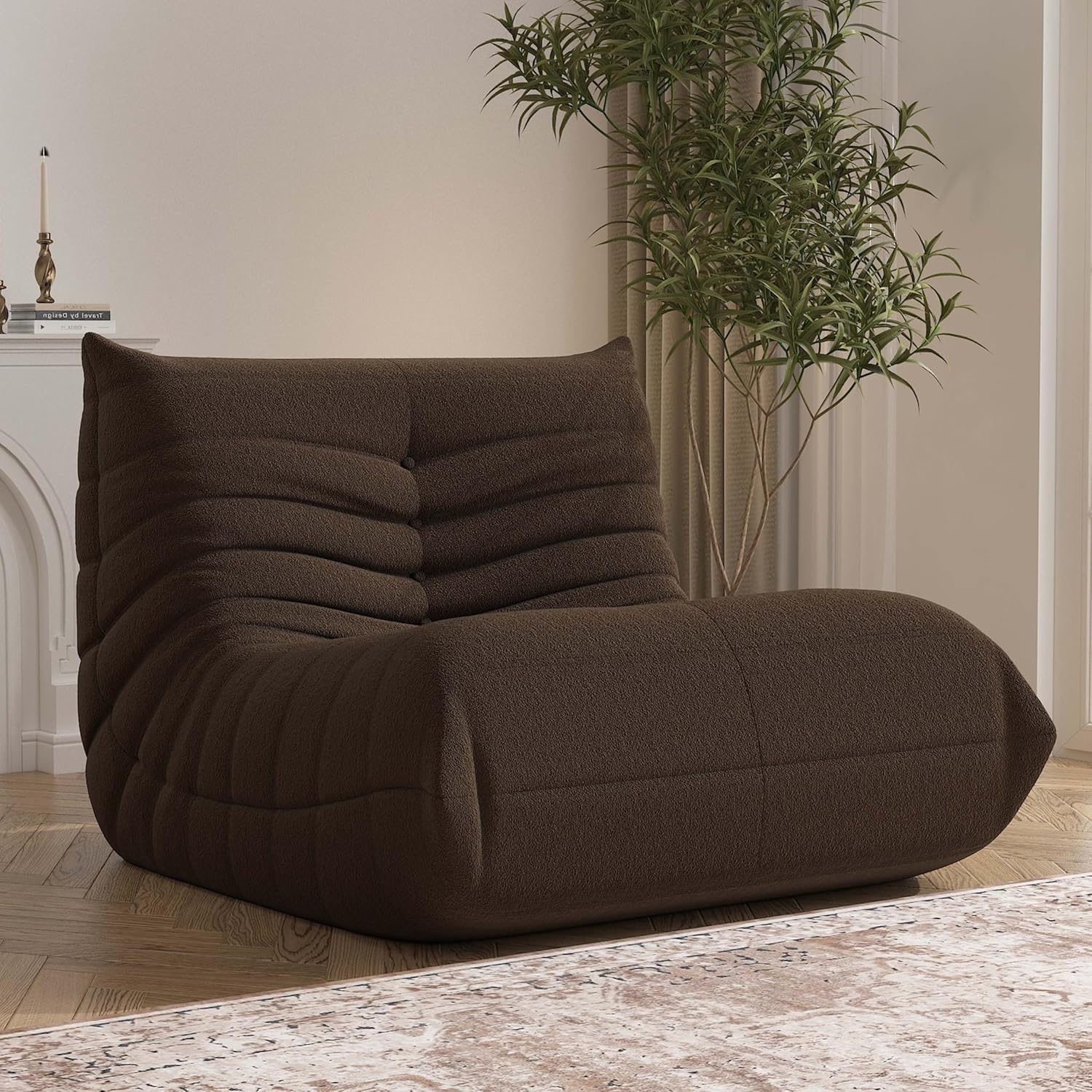Memory Foam Bean Bag Chair for Adults and Teens - Cozy Comfort