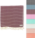 Sand Cloud Turkish Beach Towel Gocek Burgundy - Quick Dry