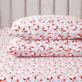 100% Turkish Cotton Flannel Twin XL Sheet Set - Jolly Santa - Cozy
