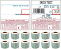 CAS LST-8040 Printing Scale Label 58 x 60 mm - Case of 12 Rolls