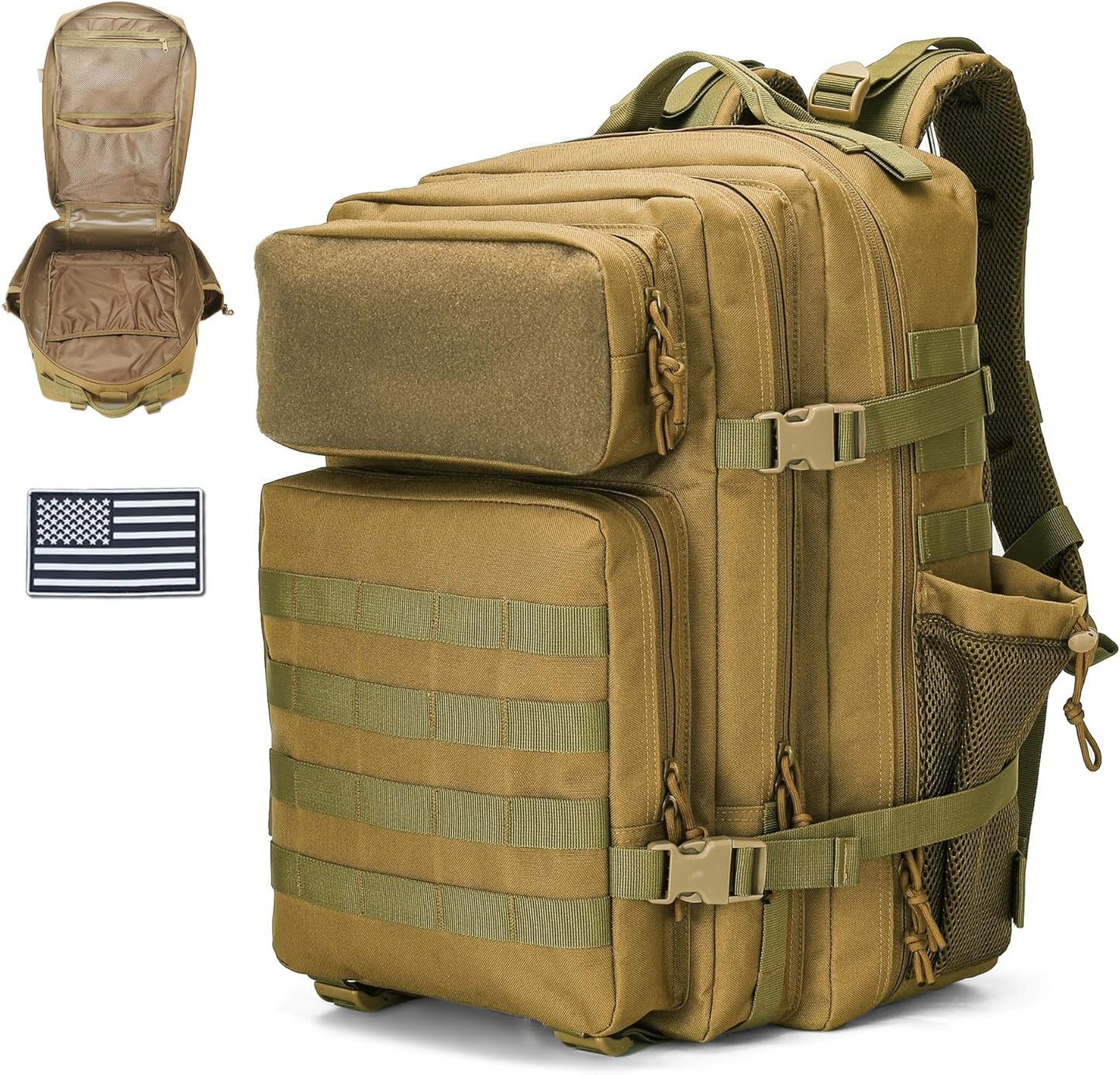 Tactical Backpack for Men and Women - Large 45L Assault Rucksack