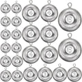 24 Pieces Fishing Disc Sinkers Weights for Surf & Catfishing - Durable
