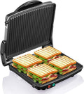 Panini Press Grill 4-Slice Sandwich Maker - Compact 1200W