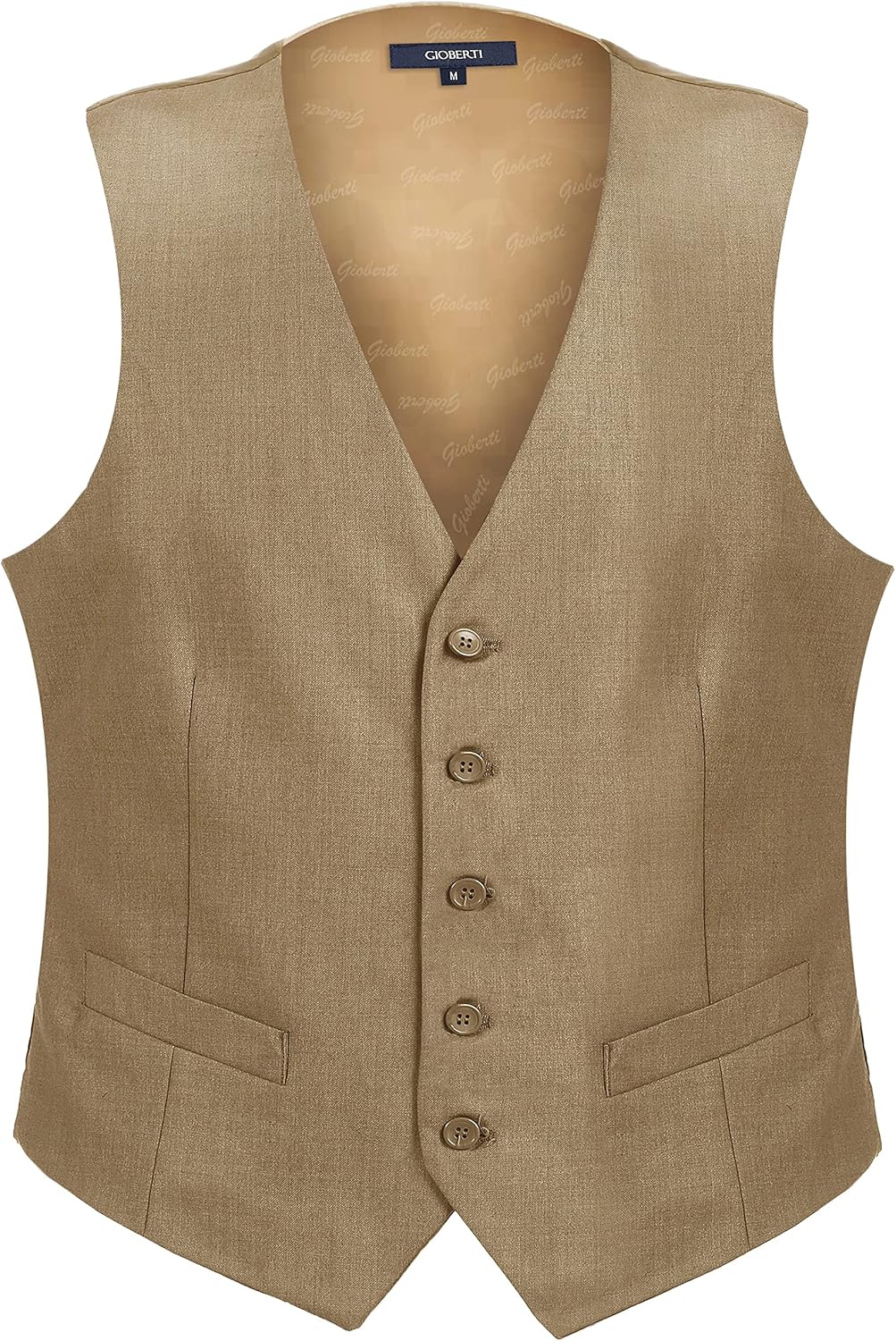 Gioberti Men's Formal Suit Vest for Business or Casual Dress