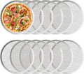 LRui Pizza Screen 12 in 12 Pack - Perforated Aluminum for Crispy Crust