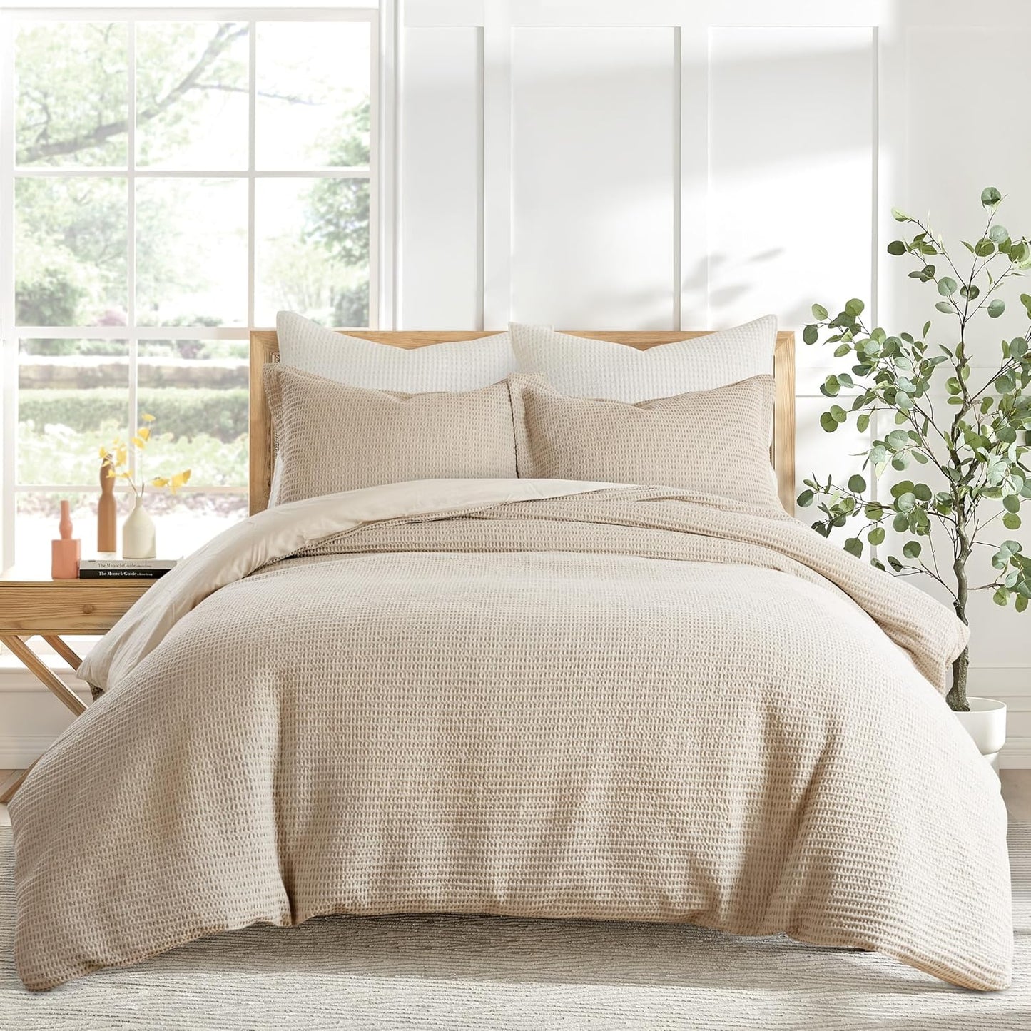 Levtex Home Cloud Waffle Full Queen Comforter Set for Cozy Retreats