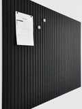 Organization Made Stylish - 12 Black Cork Bulletin Tiles by VIVELDA