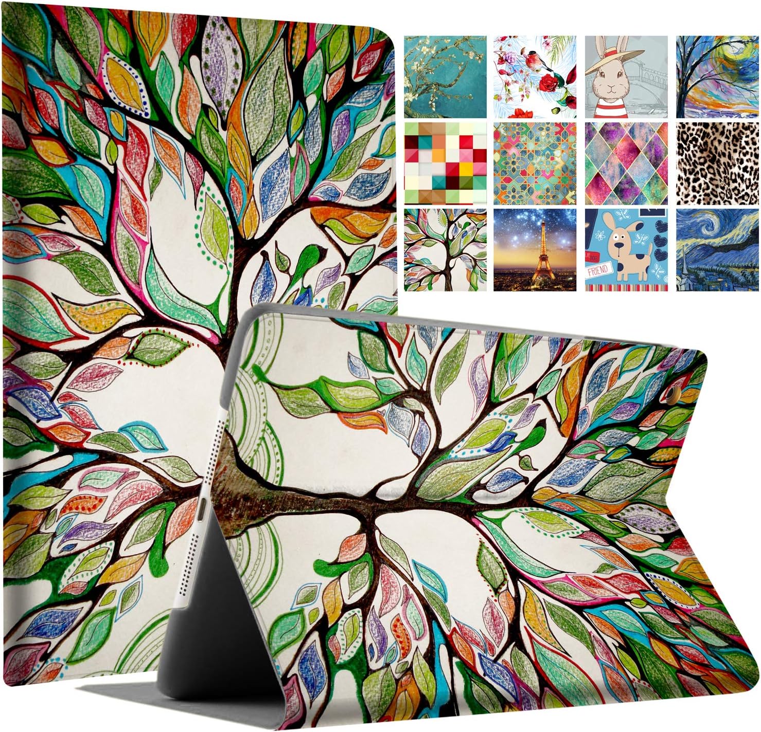 DuraSafe iPad 9.7 Inch Case with Olivia Tree Design for Protection