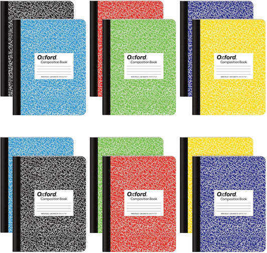 Tops Wide Ruled Composition Notebooks - 12 Pack