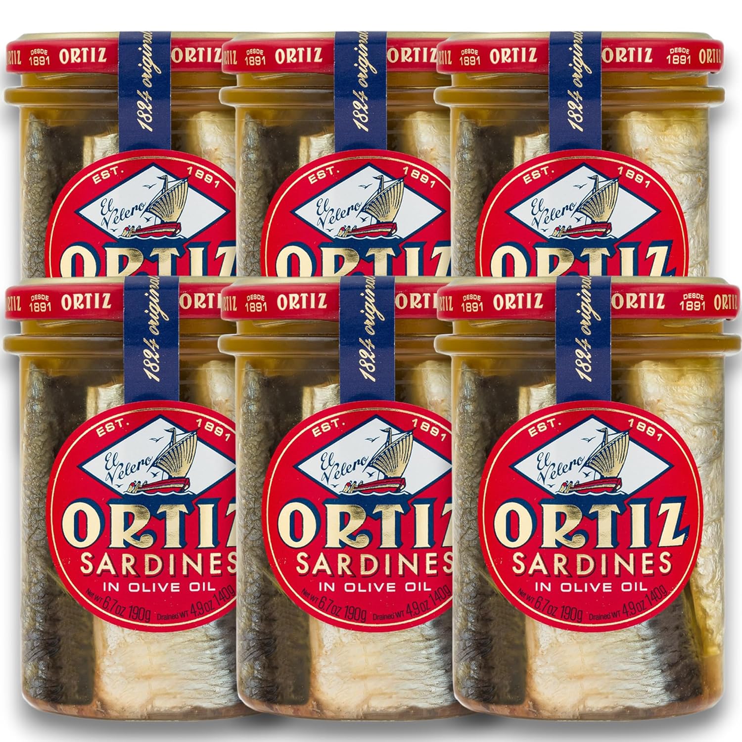 Ortiz Sardines A la Antiqua in Olive Oil - Premium Quality