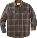 Legendary Flannel Shirt - Relaxed Fit, Suede Collar Comfort Whitetails