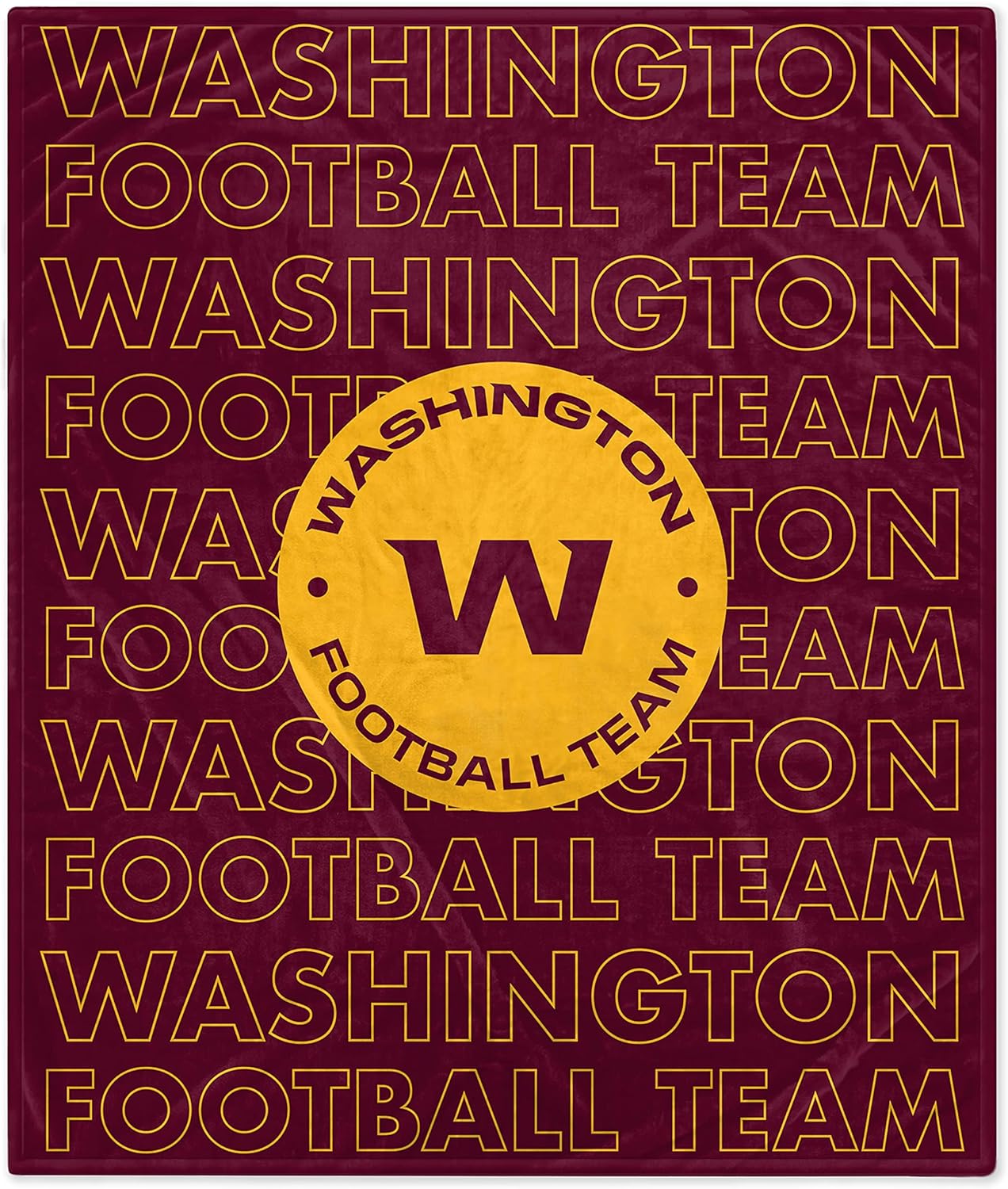 NFL Echo Team Wordmark Plush Throw Blanket for Ultimate Comfort