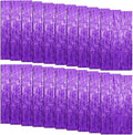 20 Pack Foil Curtain Backdrop Purple Metallic Tinsel Fringe - Party